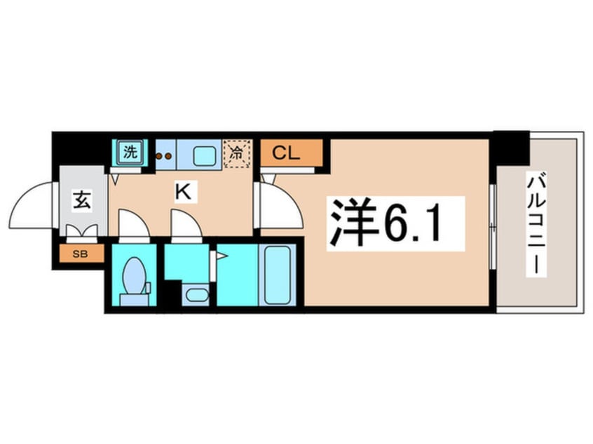 間取図 エスリード大阪平野プライム