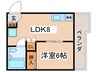 ファイブ日光 1LDKの間取り