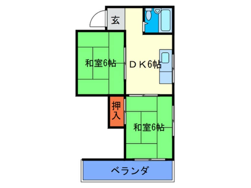 間取図 夕凪ハイツ
