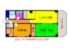 マンショングレ－ス 2LDKの間取り