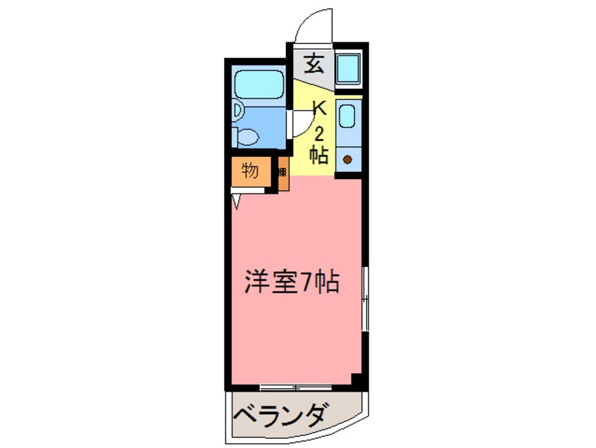 間取図 石橋マンション