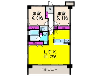 間取図 ミドリ城内町レジデンス