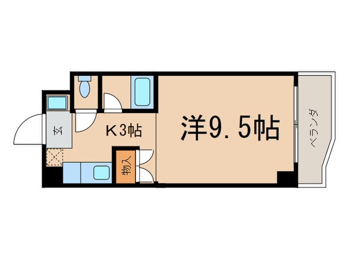間取り図 カルテットＫＯＢＯＲＩ　Ｂ棟
