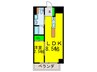 ｱｲﾎﾞﾘｰﾎﾟﾜﾝﾄ難波WEST 1LDKの間取り