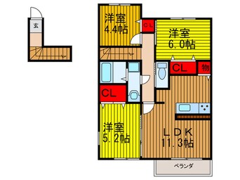 間取図 プレジデント雅