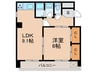 Serie新北野 1LDKの間取り