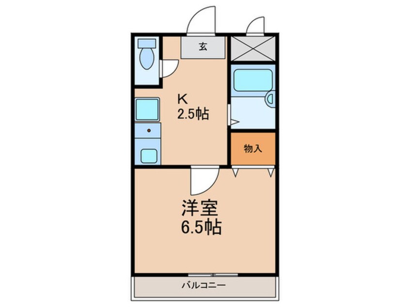 間取図 サニーコート磯島