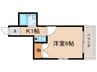ＳＫハイツ平野 1Kの間取り