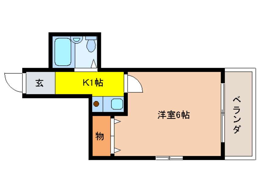 間取図 ＳＫハイツ平野