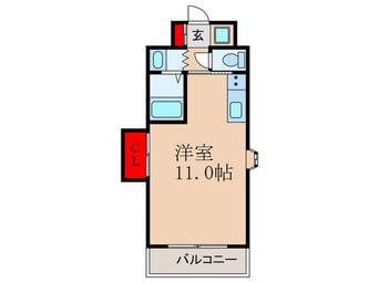 間取図 マエナカハイツ参番館