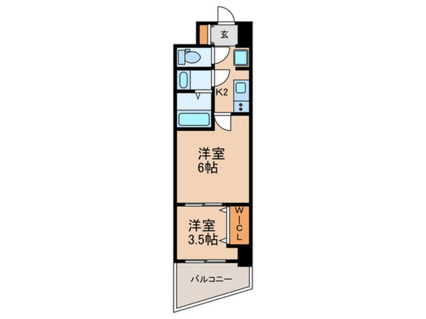 間取図 セレニテ神戸ミラクシュッド