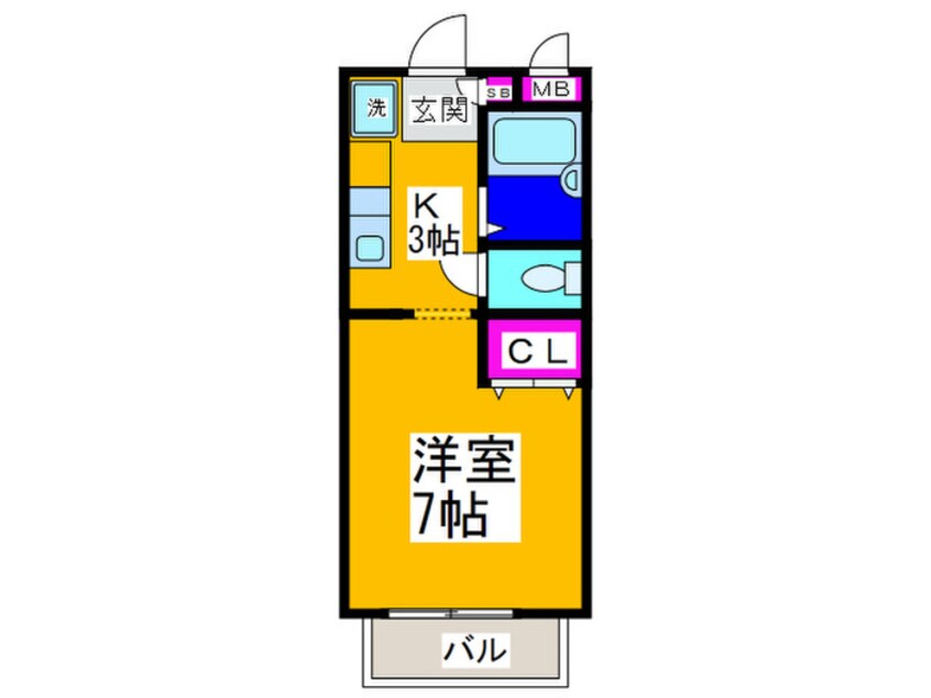 間取図 エレガンタナカ