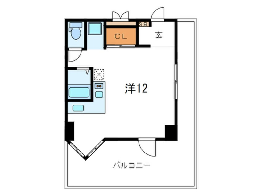 間取図 ナカタカナモノビル