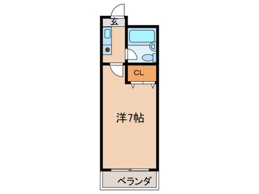 間取図 モリハイム豊新Ⅳ