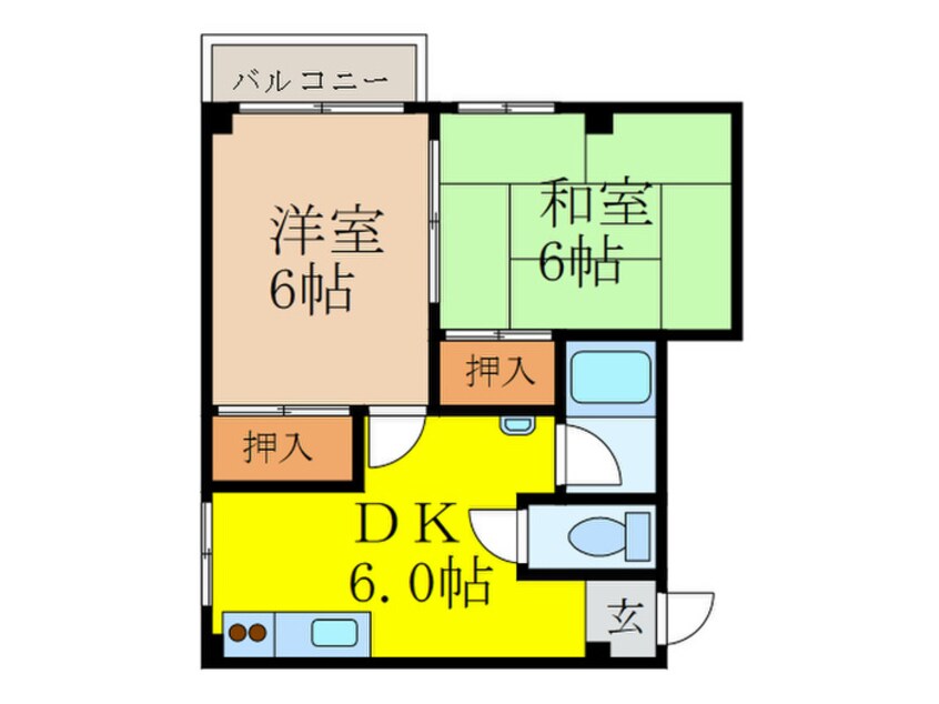 間取図 メゾン南千里