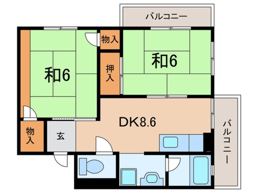 間取図 上田マンション池の谷