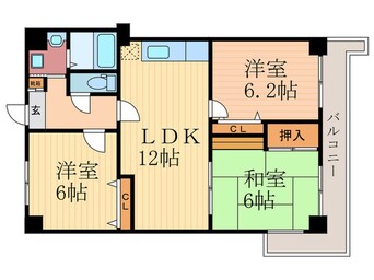 間取図 MNS天ヶ池