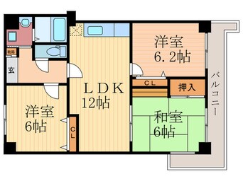 間取図 MNS天ヶ池