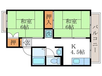 間取図 ノ－ブル広野