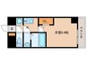 ｴｽﾘｰﾄﾞ京橋ＷＥＳＴ（508） 1Kの間取り