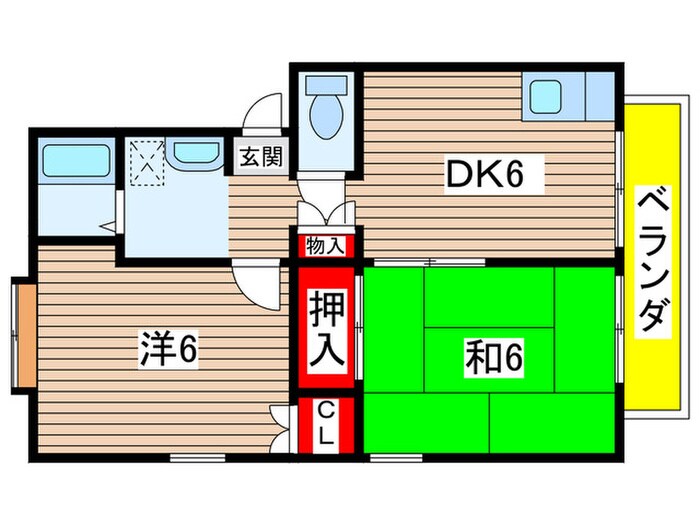 間取り図 ハイヴィレッジ峯