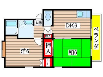 間取図 ハイヴィレッジ峯