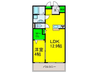 間取図 ラ・ヴィ・アン・フルール