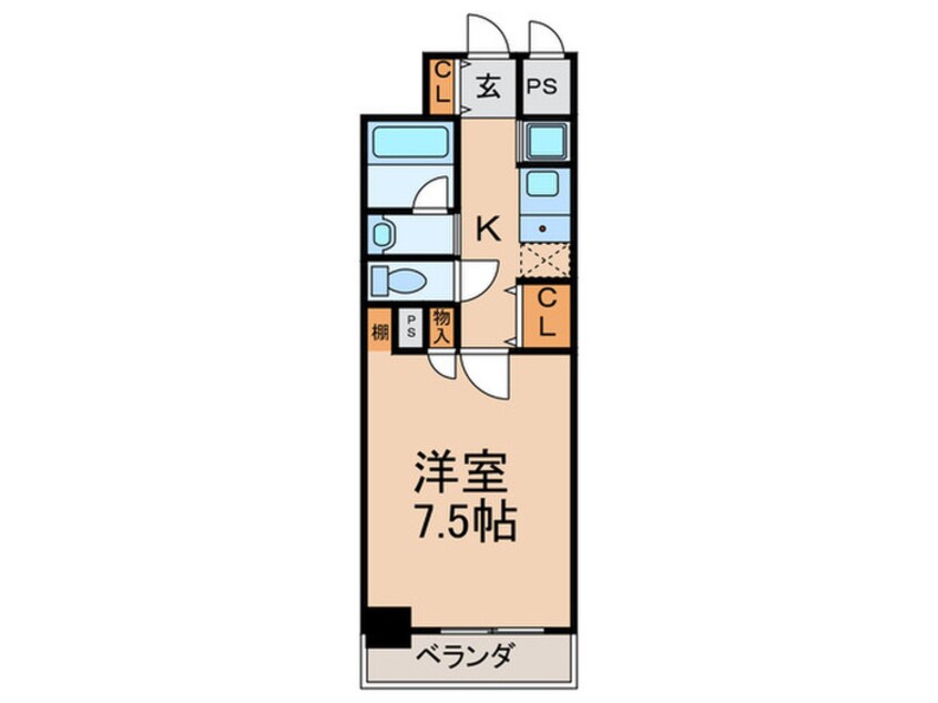 間取図 ラナップスクエア東梅田(907)