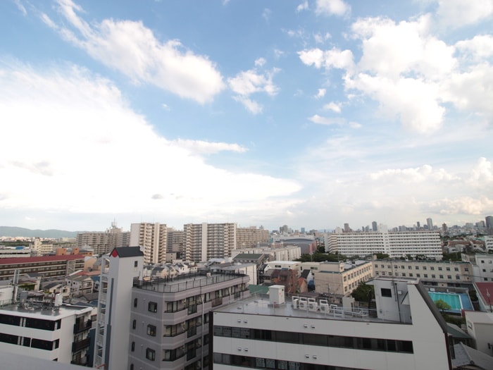 室内からの展望 エスリード大阪ザ・ルクス