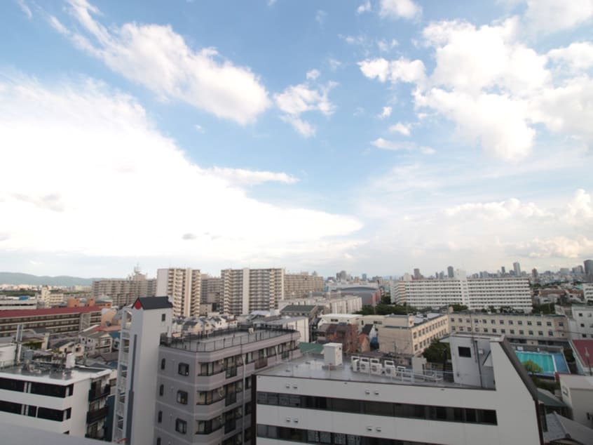 室内からの展望 エスリード大阪ザ・ルクス
