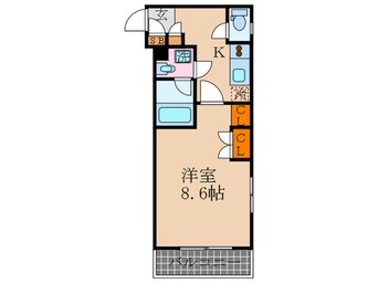 間取図 Ｔフロント東本願寺