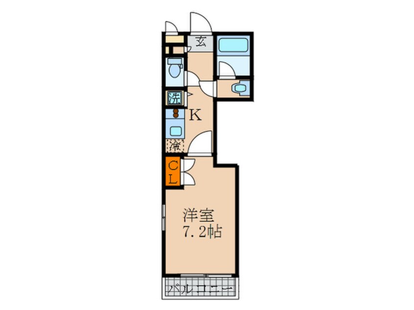 間取図 Ｔフロント東本願寺