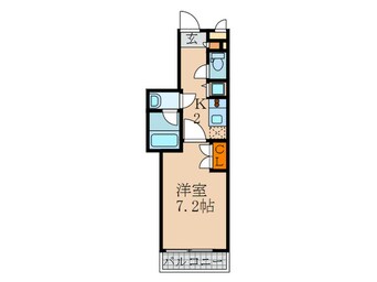 間取図 Ｔフロント東本願寺