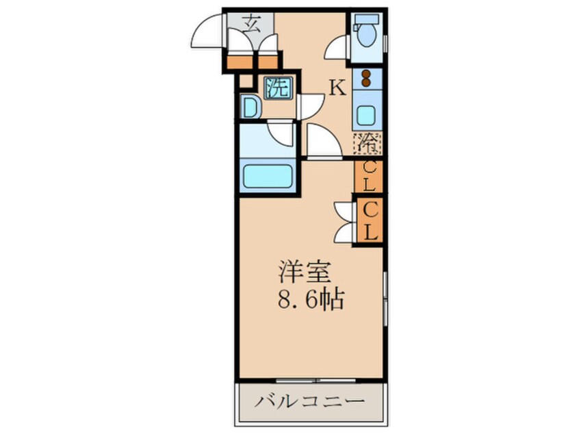 間取図 Ｔフロント東本願寺