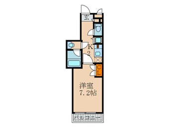 間取図 Ｔフロント東本願寺