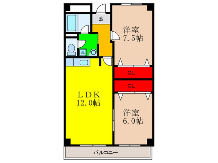 間取図 FERTI NAKANISHI 2