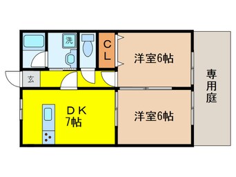 間取図 畑サニ－ハイツ