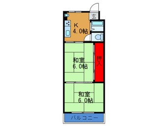 間取図 グラントピア豊里（603）