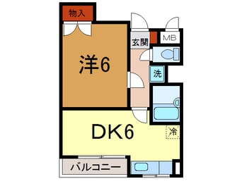 間取図 ハ－バ－ウエスト神戸