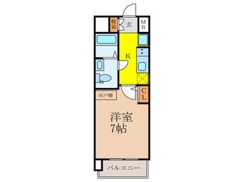 間取図 セレニテ東三国ミラク