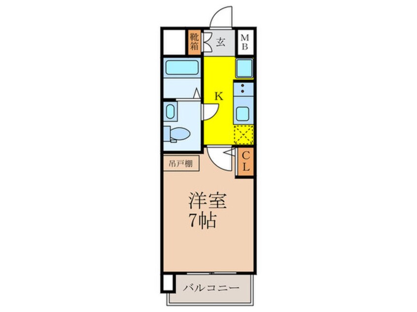 間取図 セレニテ東三国ミラク