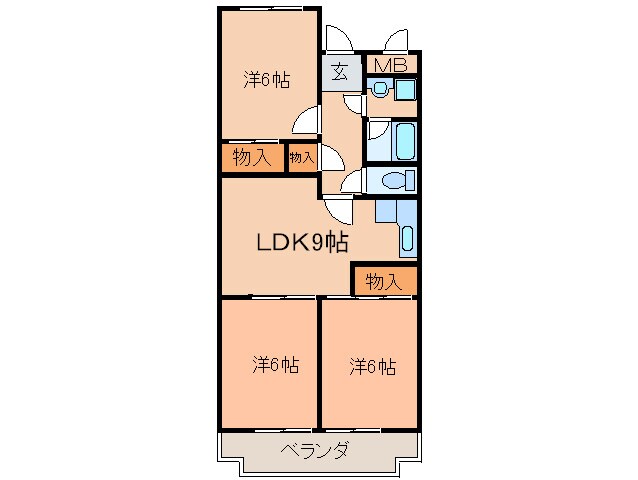 間取り図 ドムール芝高