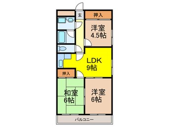 間取図 ドムール芝高