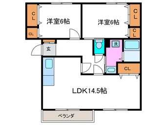 間取図 フロ－ラ