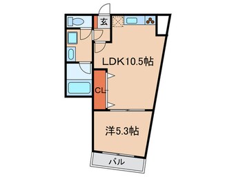 間取図 ｻﾝﾋﾞﾙﾀﾞ-北野異人館通