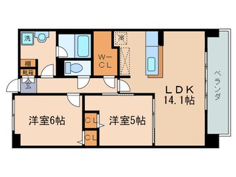 間取図 プリエ－ルソシア