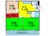リバーサイドマンション・レオ 3DKの間取り
