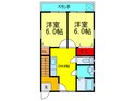 ｻﾞﾊｳｽｵﾌﾞﾏﾀﾞﾑｼﾞｭｴﾙＢ1棟の間取図