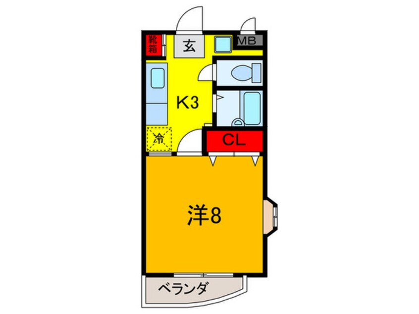 間取図 北口ハイツⅠ