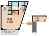 ライムライト 1Kの間取り
